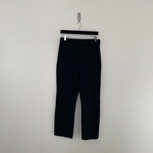 Spanx Slim Straight Perfect Ponte Pull On Pants Black Size Large